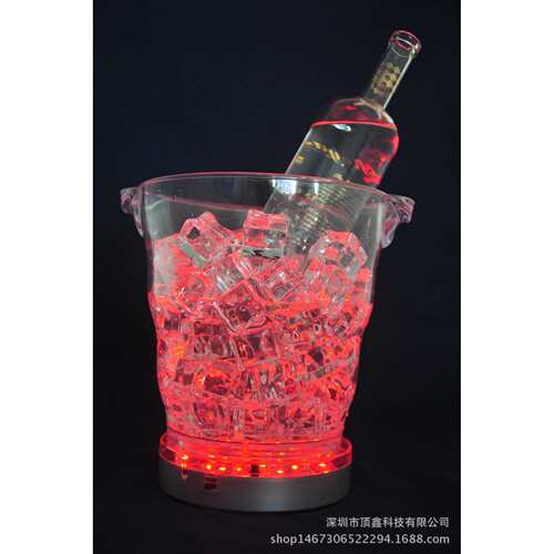 15CM 遥控变色灯盘 花瓶底座灯盘 酒吧灯盘