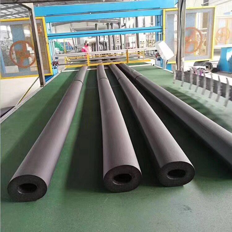 b1级阻燃橡塑管复合铝箔保温隔热降噪橡塑板隔音海绵管环保材料