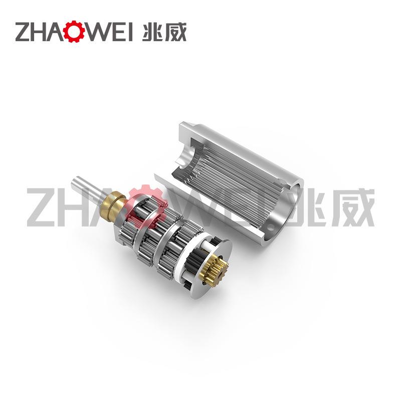 健身器材设备4级齿轮箱546减速比大扭矩编码器有刷直流减速电机