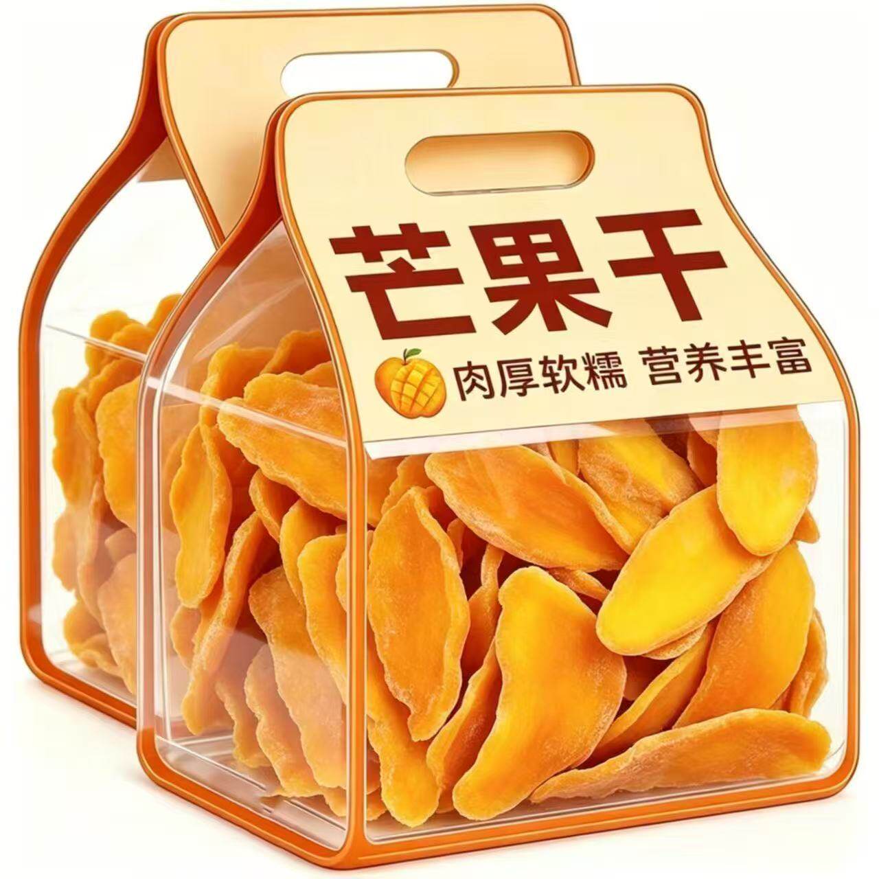 芒果干厚切鲜芒大片水果干超过瘾解馋当季新货袋装即食孕妇小零食