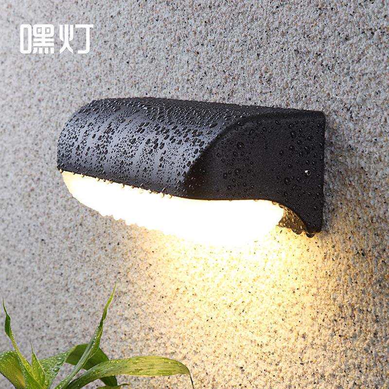 简约户外复古工业风壁灯入户围墙灯上下发光阳台室外LED防水壁灯