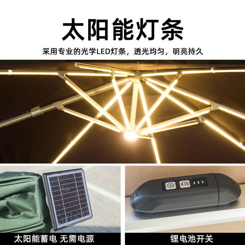 户外桌椅伞遮阳伞商用庭院伞蓬别墅花园太阳伞阳台室外罗马伞
