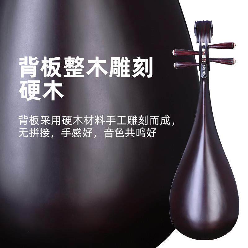 星海儿童琵琶8901硬木花开富贵牡丹头初学入门北京星海琵琶民乐器