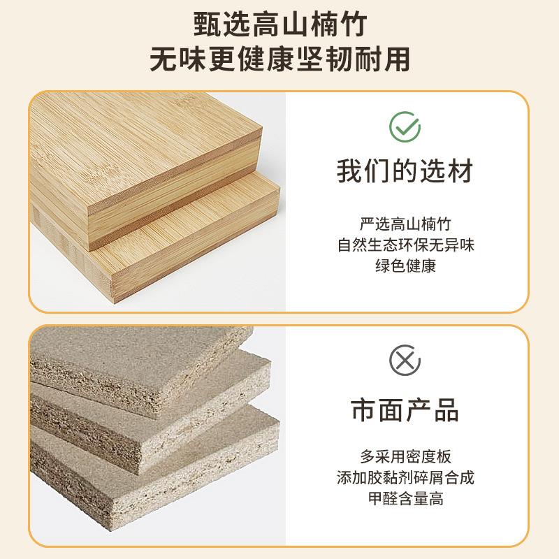 现代客厅电视柜楠竹简约简易置物卧室床尾家用爆款小户型茶几落地