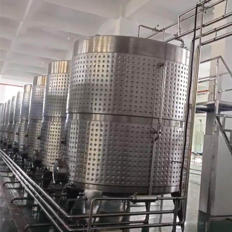 500-5000L果酒发酵讙 带温控+搅拌 适用葡萄/梅子/荔枝酒加工设备