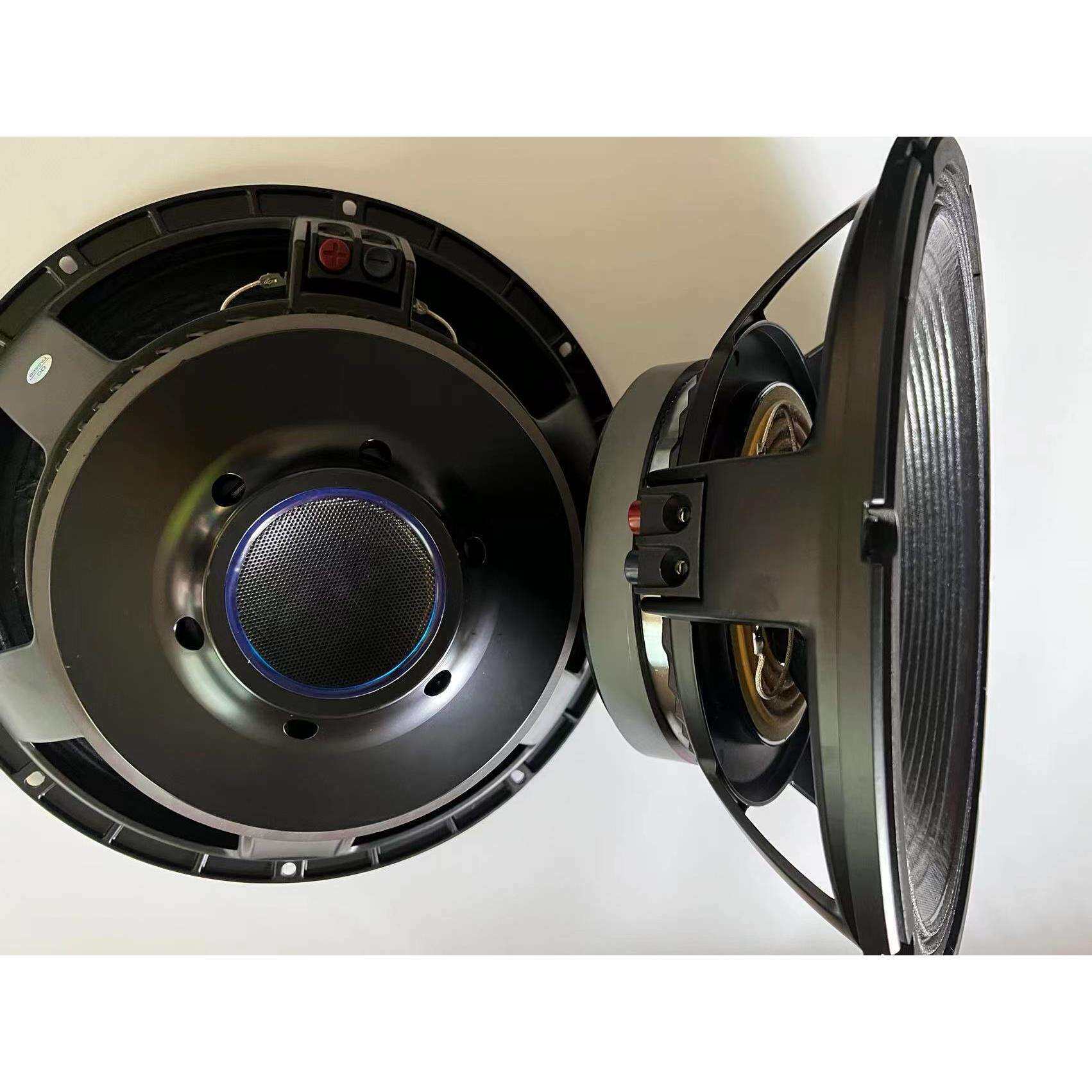 峰声新款KTV线阵15寸低音喇叭220磁100芯全频音箱布边700W大功率