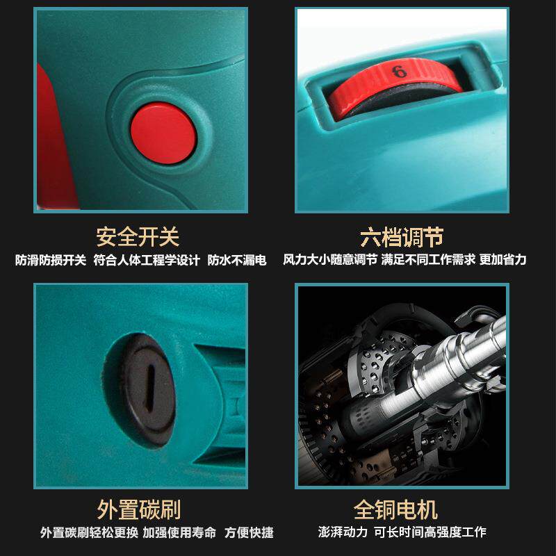 博大吹吸风机两用工业吹风机除尘器大功率鼓风机小型吹灰清灰家用