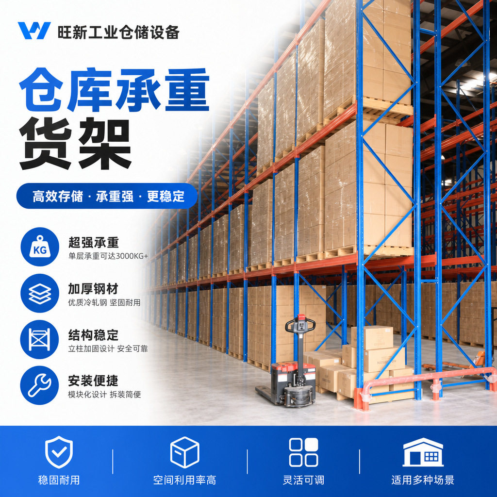 仓库承重货架重型大货架工业大型工厂货架多层置物超强承重货架