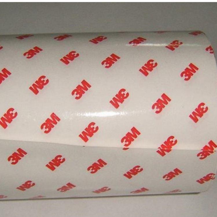 3M9888T红字半透明双面胶高粘强久黏贴工艺品电器铭牌应用替代