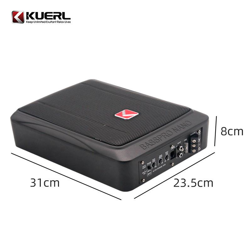 厂家6*8寸小钢炮大功率12v24v有源车载铝合金汽车超薄低音炮