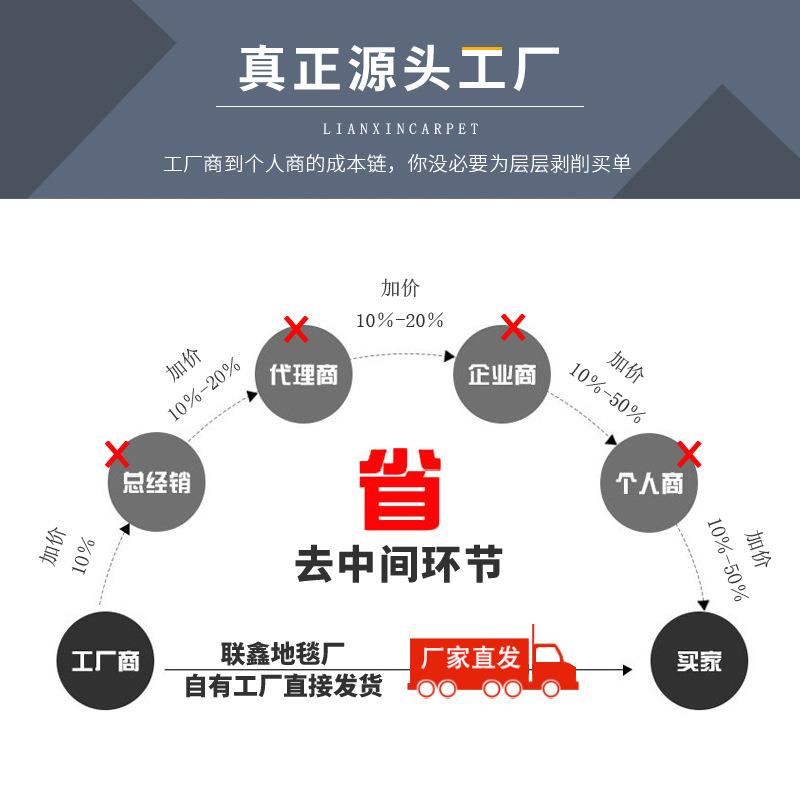 钉底丝圈地垫pvc塑胶卷材汽车脚垫商场门口除尘地毯商用防滑耐磨