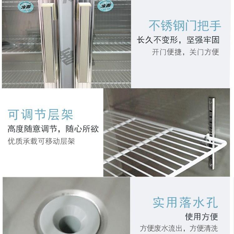 星星三大玻璃门冷藏展示柜三开门保鲜冰柜超市便利店饮料节能省电