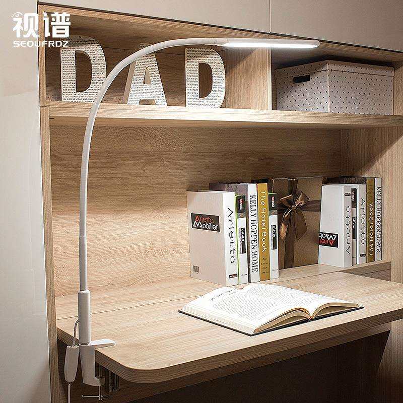 源头工厂LED护眼书桌卧室床头绘图电脑办公工作长臂夹子式台灯