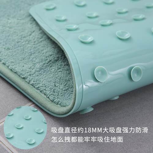 进门地垫吸水脚垫卫生间浴室防滑地垫绒垫家用可分离更换清理浴垫
