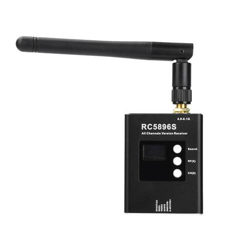 RC5896S接收机4.9-6.1GHz视频接收机5.8G图传接收发射器频点兼容