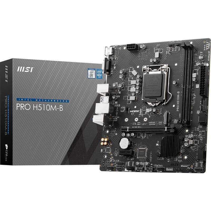 PRO H510M-B 电脑主板 支持 CPU 10400F/10400/10105/图片