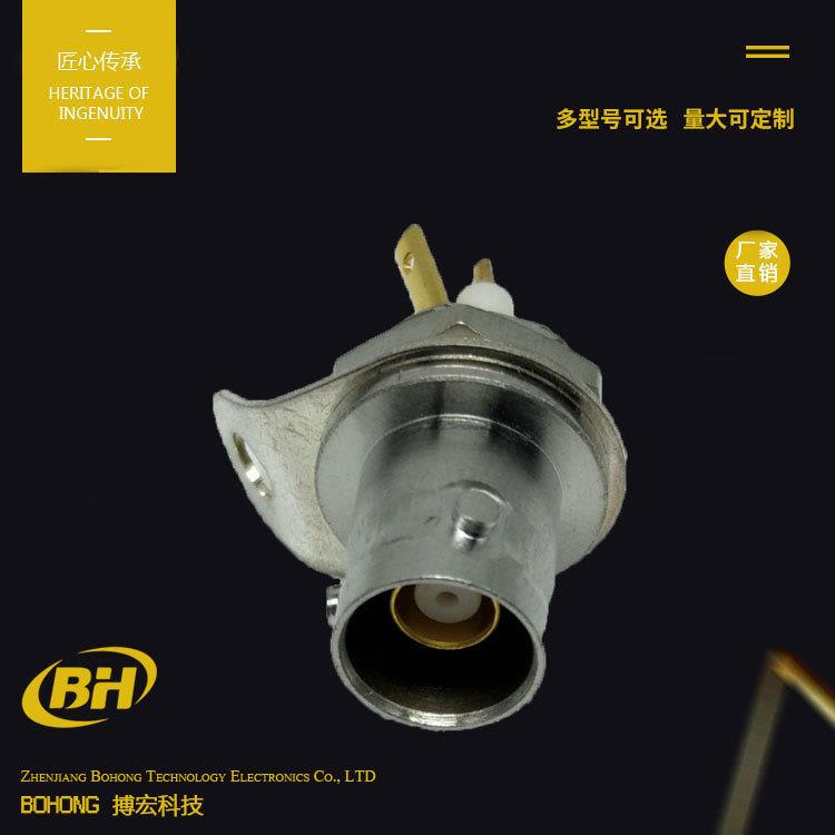 源头工厂TRB《BNC-KY》射频同轴连接器三同轴接线RG316双频线屏蔽