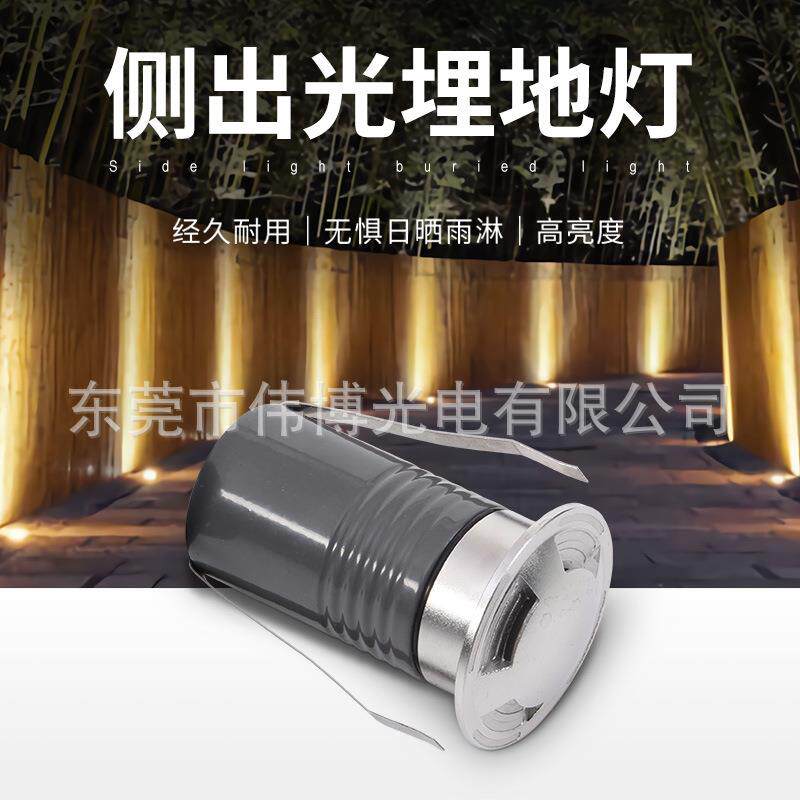 户外庭院园林防水广场草坪过道灯不锈钢侧透光星星迷你LED埋地灯