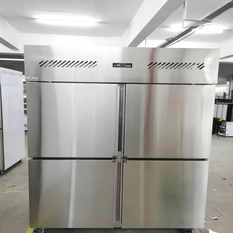 久景厨房设备商业用冷冻冷藏四门不锈钢立式电子商务冰箱冰柜商行