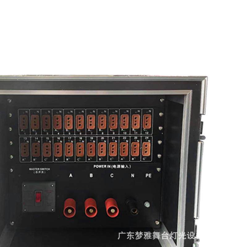 舞台电源24路4KW组合式电源直通柜400A电流单独总开关三相指示灯