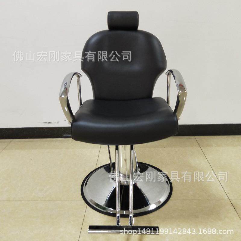 理发店椅子网红黑武士美发椅发廊专用剪发椅升降高档烫染座椅凳子