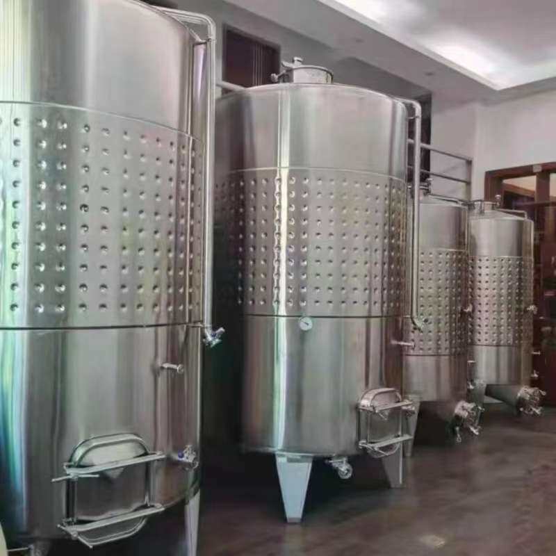 厂家专用发酵罐乳品饮料酒品发酵罐大容量立式卧式发酵罐酿酒设备