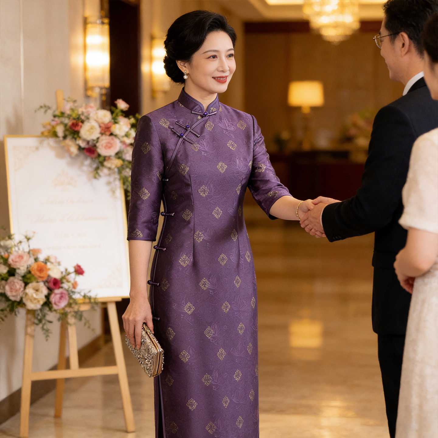 中国风精品女装春装2026年新款全开襟提花日常改良连衣裙268052