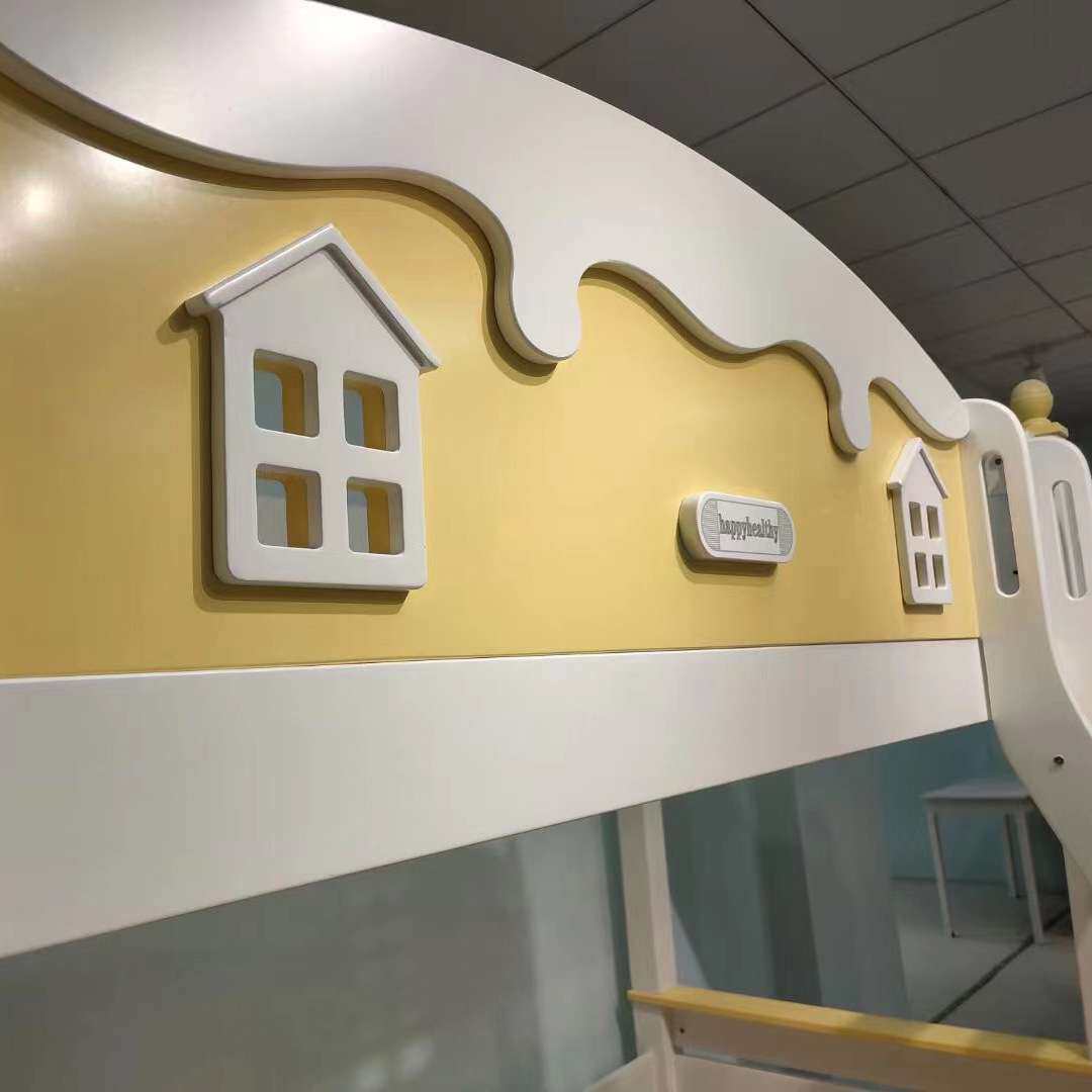实木上下床双层床子母床儿童上下铺带护栏实木组合高低床工厂