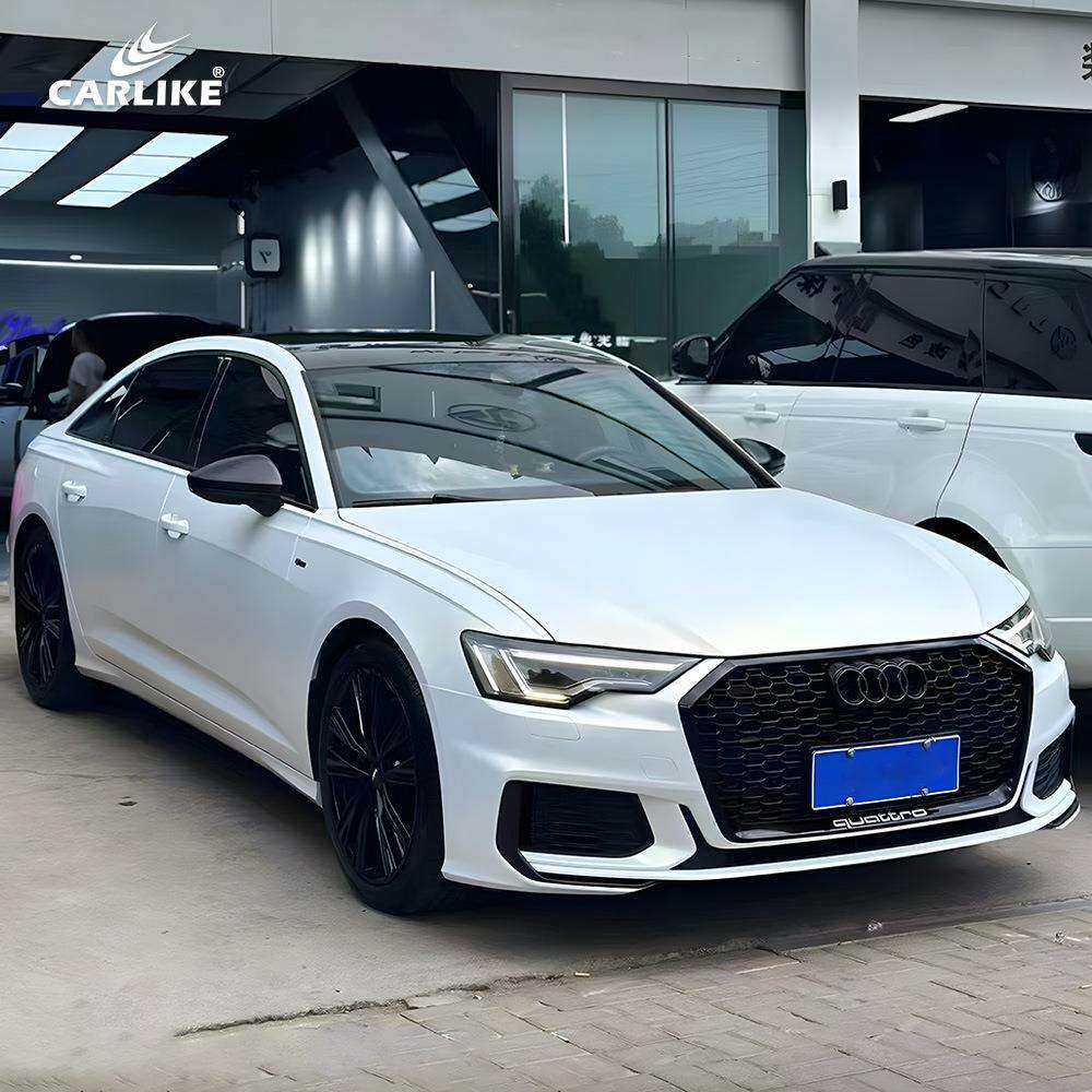 卡莱克幻彩珠光改色膜哑面曙光白变色龙白变金车身贴纸白变蓝贴膜