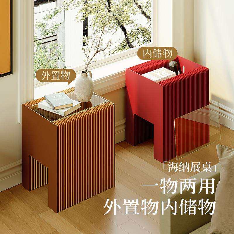 十八纸展会海纳展桌快速布展置物架置物柜展柜可折叠展厅活动展架