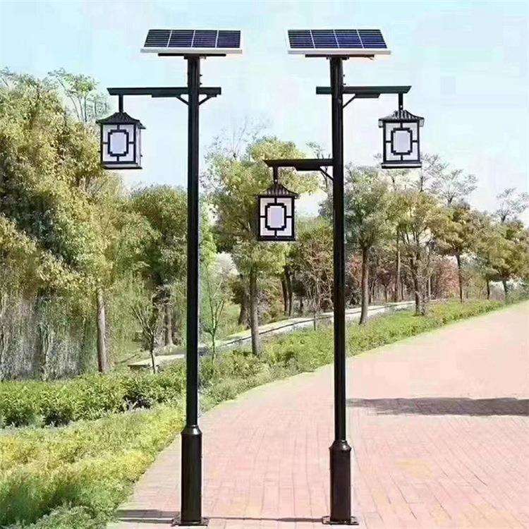 新款led中式仿古庭院灯 现代户外3米小区园林太阳能景观庭院路灯
