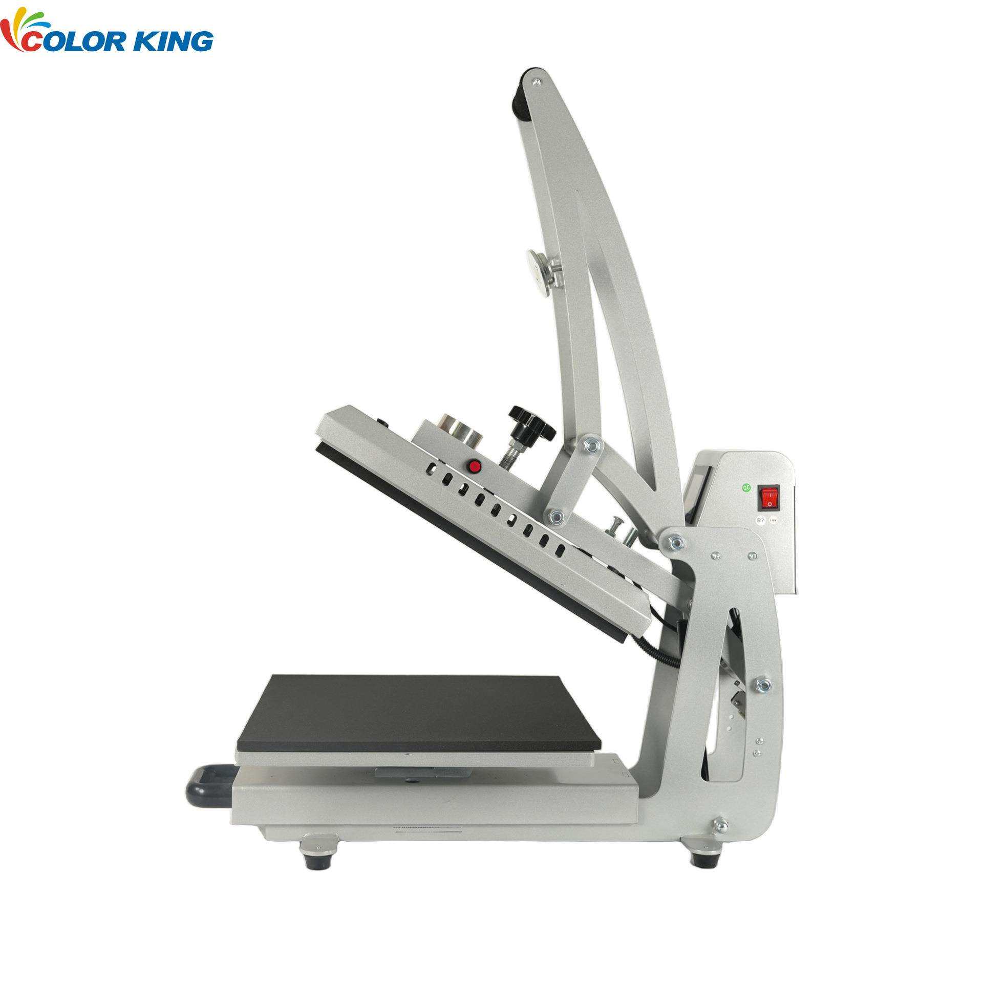 磁性半自动Semi-automatic press machine抽拉T桖logo热压烫画机
