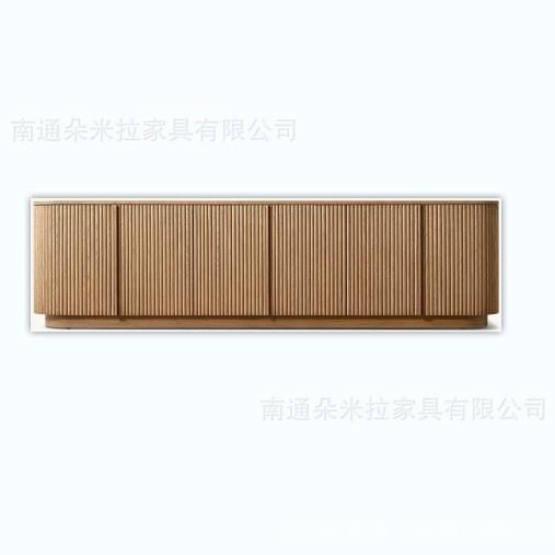 RH美式实木电视柜高端豪华储物柜收纳柜展示柜
