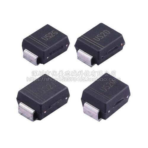 SMB晶导微US2DB/US2GB/US2JB/US2MB/US3GB/3JB/3MB/5MB整流二极管