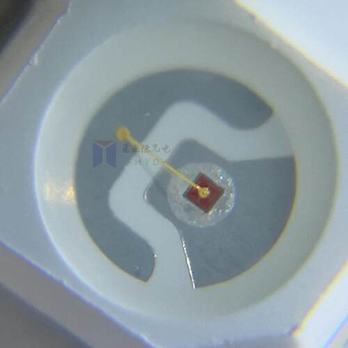 3528反极黄光灯珠10MIL黄灯LED高亮晶元转向灯反电极高亮黄光