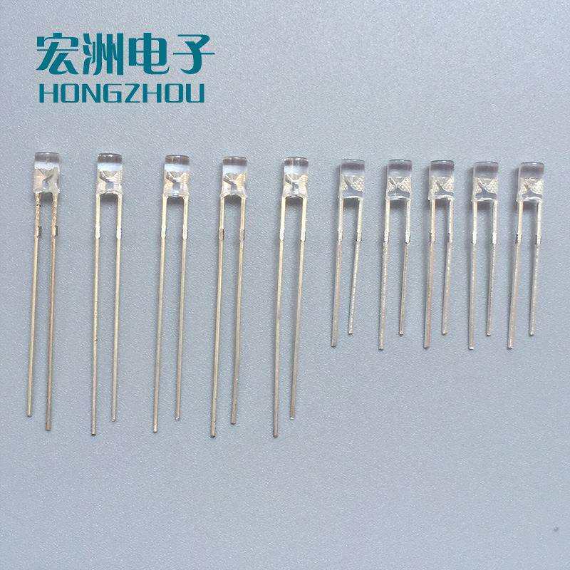 F3平头无边高亮白灯LED灯 3MM白光发光二极管 模型灯带用