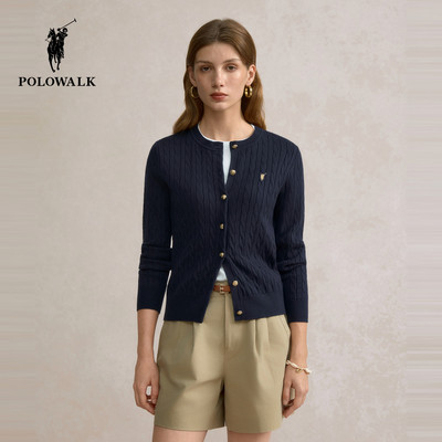 POLOWALK女式长袖针织衫2