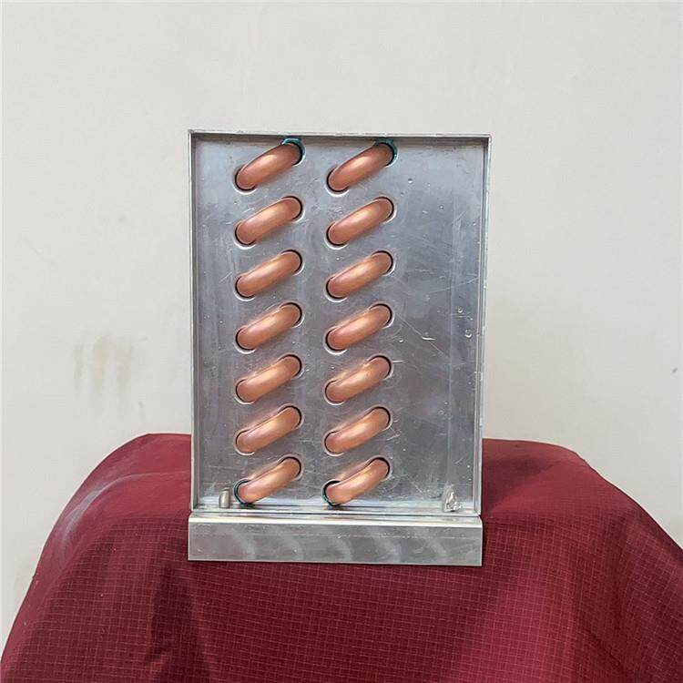 制冷展示柜冰柜风冷水冷小型铜管散热器热交换蒸发器翅片式冷凝器