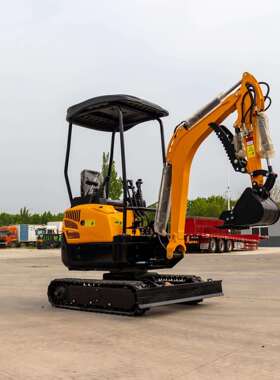 出口欧美小型挖掘机厂家 农用果园履带式挖土机 多功能微型挖掘机