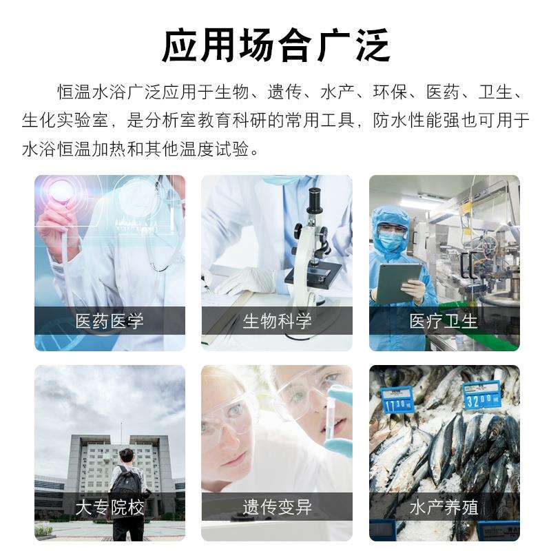 现货电热恒温水浴全套 卫生电热水槽实验设备 不锈钢内胆水浴锅