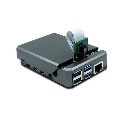 树莓派4代 Raspberry Pi 4B Argon Neo铝合金属外壳 磁吸散热盒子