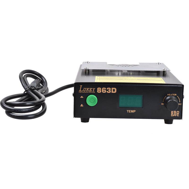 LUKEY863D SMD REWORK STATION PREHEATER 焊台焊接预热炉 保温炉