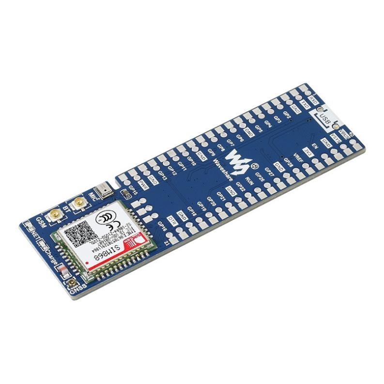 微雪树莓派Pico GSM/GPRS/GNSS扩展板SIM868模组上网打电话发短信
