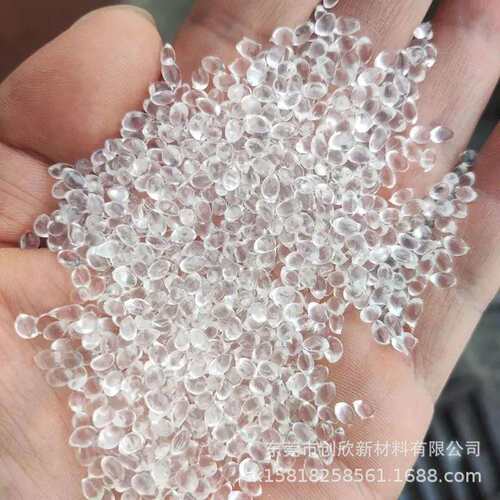 环保溶剂型胶粘剂TPU油墨连接料90A胶水料粘合剂95A乳白透明颗粒