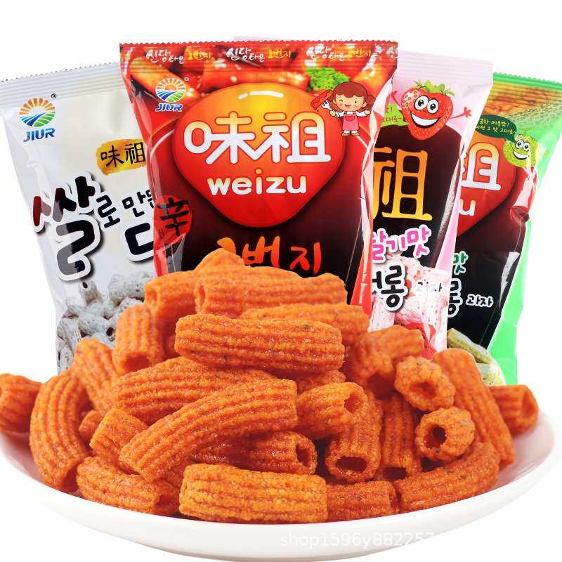 苦荞片锅巴亚麻籽烤酥膨化机油炸小麻花生产线 双螺杆食品膨化机