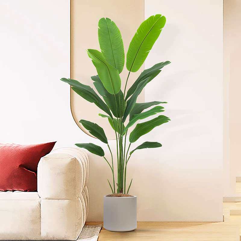 仿真植物落地天堂鸟门店客厅花装饰美人蕉假盆栽绿植树仿真旅人蕉