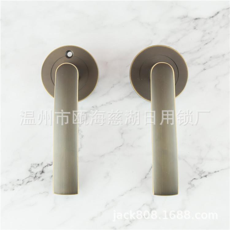 厂家直销 纯铜门锁 防盗门锁 简约室内门锁 执手门锁 分体21-25