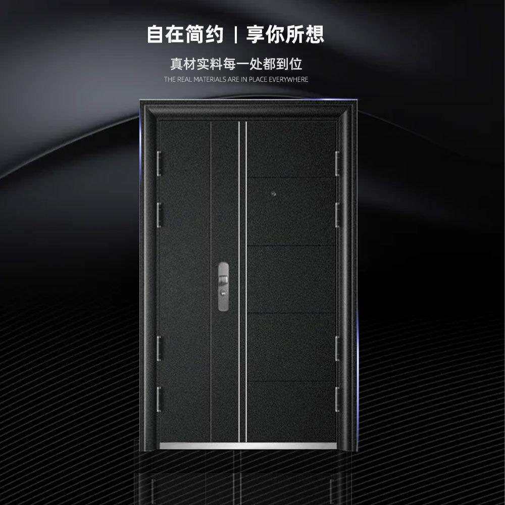 钢制防盗门单开门非标大门小区入户防火门单元门进户门门窗中式