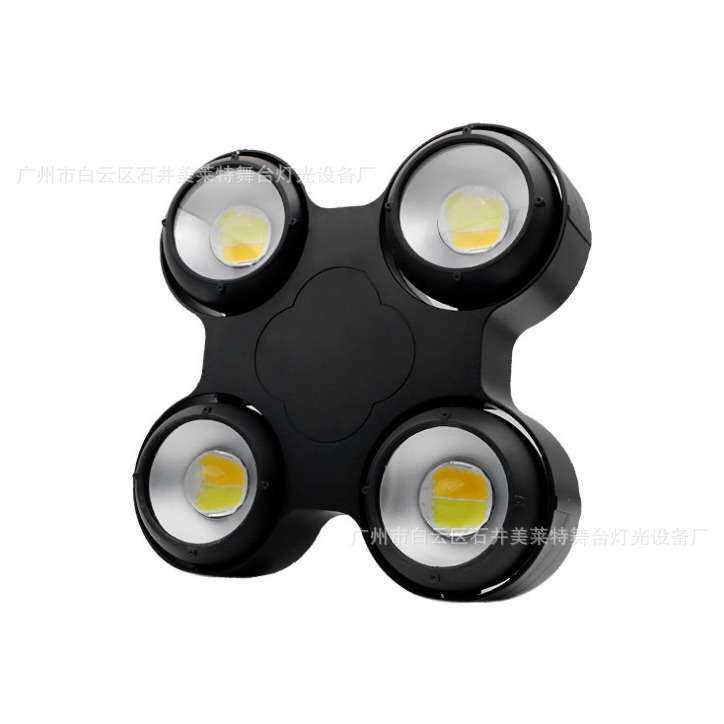防水400w4眼观众灯led暖白面光灯车展灯四眼COB正白高亮防水强光