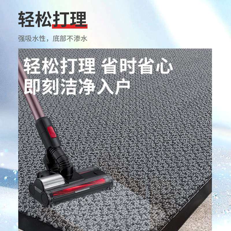 3M 朗美850地毯型地垫1.8m*18m-灰色商用耐脏易打理地垫大面积
